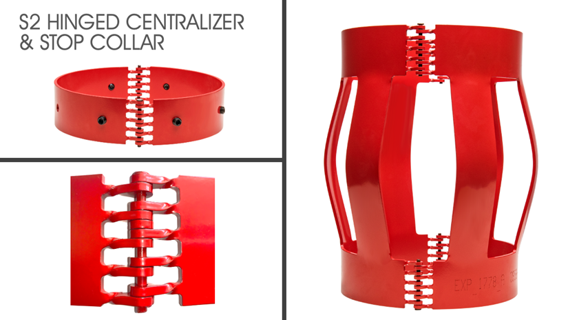 New S2 Hinged centralizer and stop collar